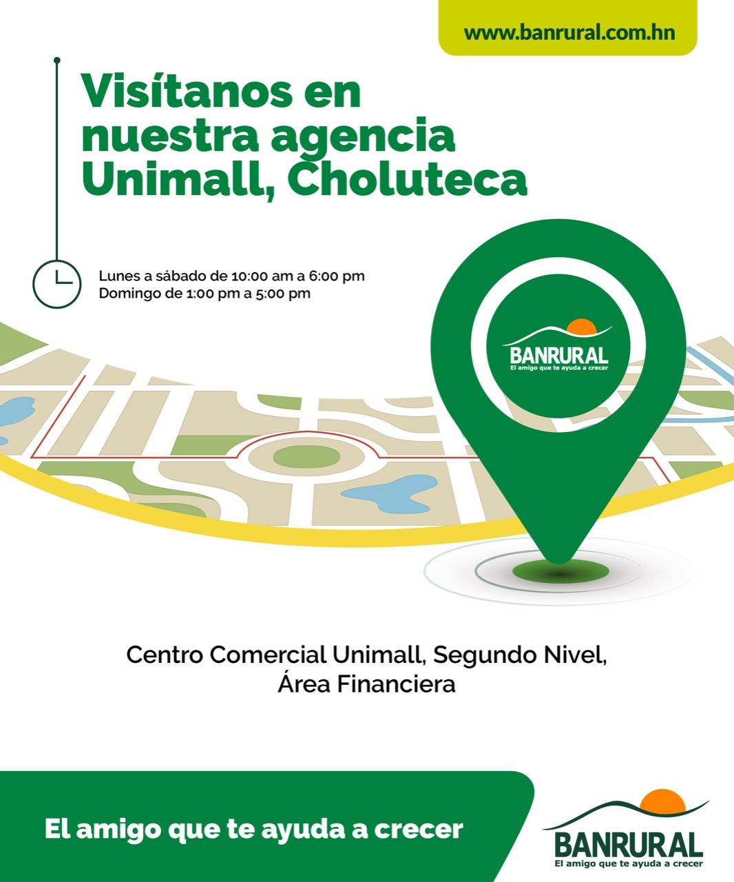 Centro Comercial Unimall, Segundo Nivel, Área Financiera